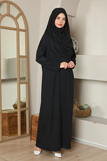 miss ledonna One Piece Prayer Dress Black