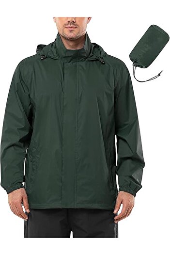 GHASSY CO. Ghassy Co. Men's Pro - Light Hooded Raincoat with Hidden Inner Lining