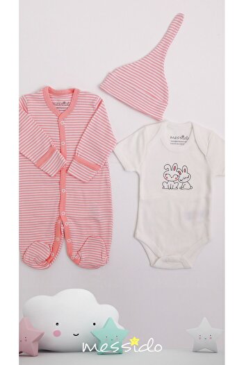 Messido 100% Cotton Newborn Set of 3