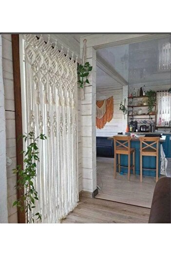 TrendSende Macrame Door Curtain - Stylish and Comfortable