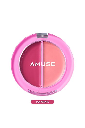 Amuse Lip & Cheek Healthy Balm (KORENDY) Canlı Parlak Görünüm Veren Dudak Yanak Balmı 3gr #04 Grape Balm