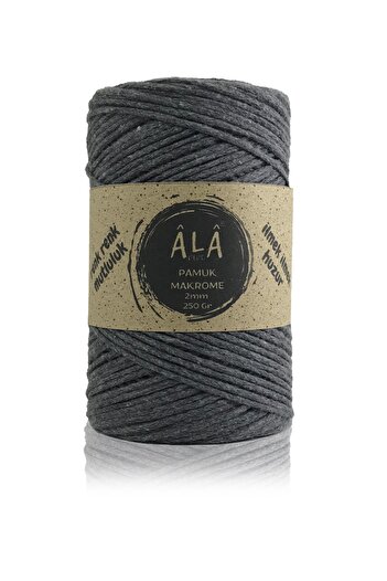 aladepo 250 Gram Cotton Macrame Thread - 2mm Chain Macrame Bag