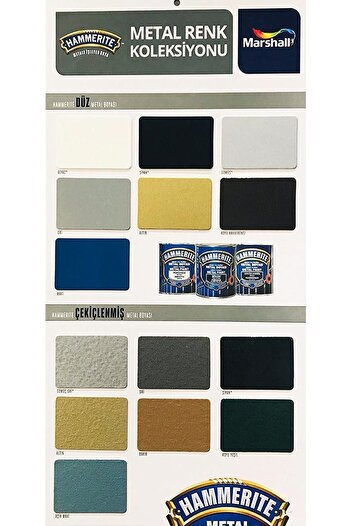 Marshall Hammerite Direkt Pas Üstü Pürüzsüz Metal Boyası 0,75l