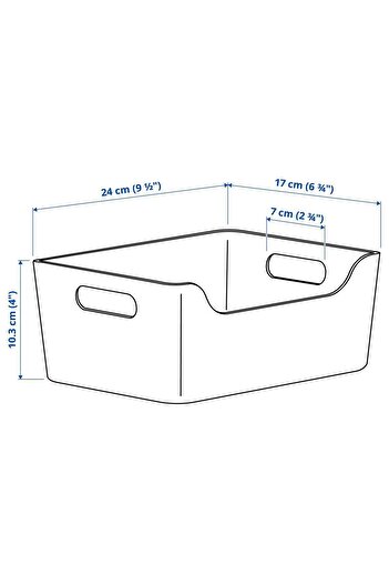 IKEA Green Uppdatera Box - 24x17 Cm