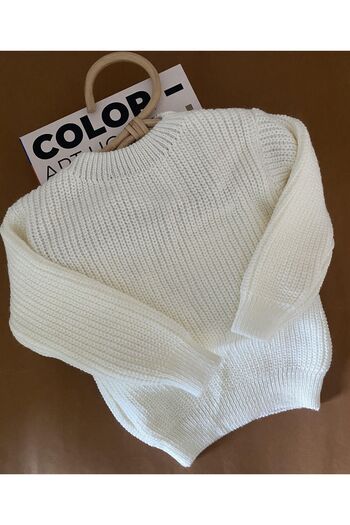 minibonclub MİNİBONCLUB UNISEX BABY CHILD KNITWEAR SWEATER