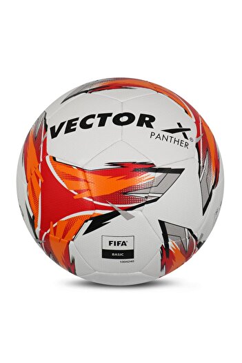 Vector X Panther Thermofusion Football Training | Practice Size-5 | White-Orange |