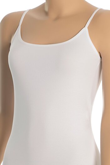 Öts White 2-Piece Lycra Women's Tank Top Set