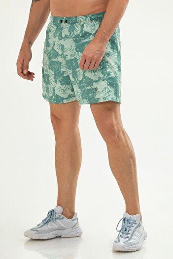 speedlife Oil Green Regular Quick Dry Basic Men's Sea Shorts Xe0123