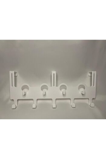wishhome Multi-Purpose Door Back Hanger Hanger with 9 Hooks