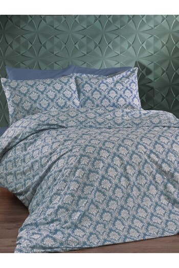 Faiend Double Cotton Duvet Cover Set - Fade Resistant and Elastic