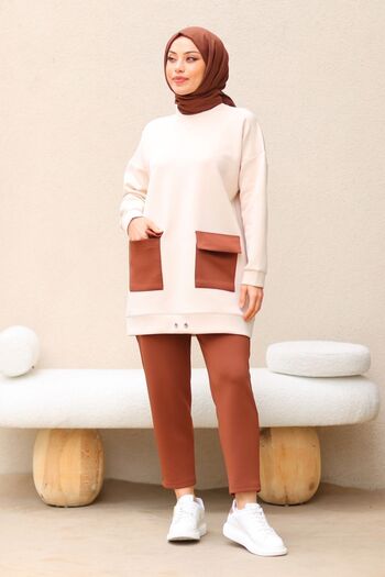 Gizce Albea Beige Set