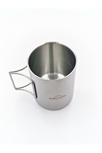 Campreis Double Layer Stainless Steel Thermos Camping Cup (400ml)