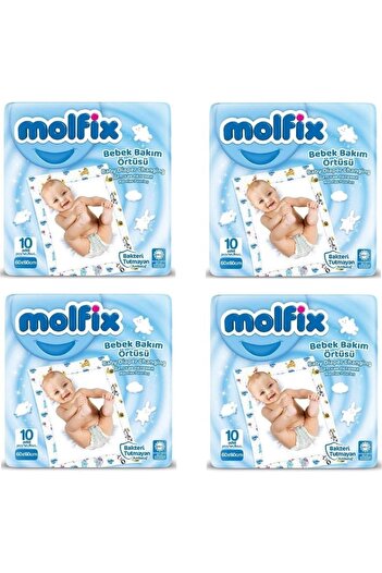 Molfix Baby Care Cover 4 Pack 40 Pieces