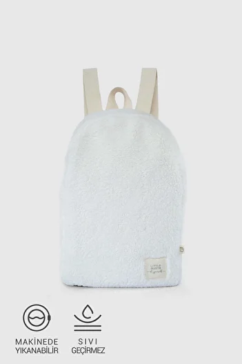Little Gusto Wellsoft Children's Backpack Ecru