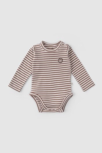 Little Gusto 2'li Uzun Kollu Ayarlanabilir Çıtçıtlı Organik Pamuk Zıbın Playtime