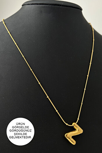 Modex Steel Z Letter Balloon Pendant (Letter:1.5cm Chain:44+5)