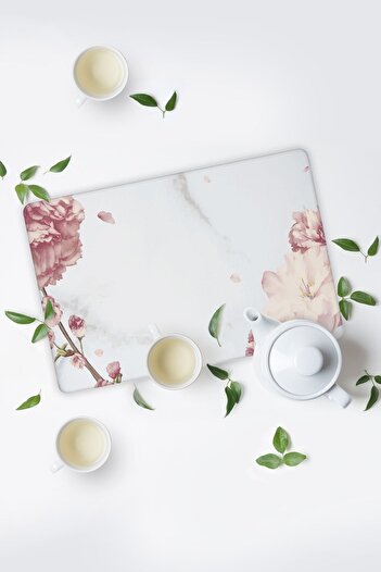 Decorita Powder Pink Flowers| Presentation Glass| 20cm X 30cm