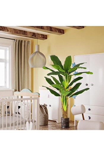 Nettenevime Yapay Ağaç Muz Ağacı 160cm 12Yaprak 3Gövdeli