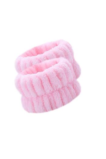 MEŞELİ TEKSTİL Extra Soft Water Absorbent 2 Pieces Wrist Towels and Face Washing Armband - for Athlete and Spa (Set)