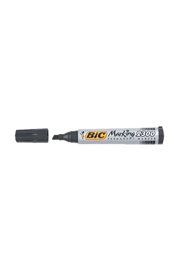 Bic Marking 2300 Permanent Marker Cut Point Black Box of 12