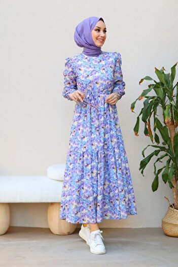 Gizce Lavinya Lilac Dress