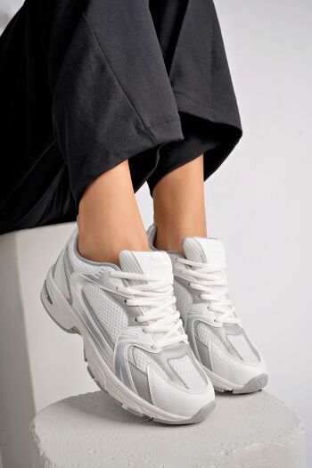 pasyone Gray Women's Sneakers - Casual Shoes