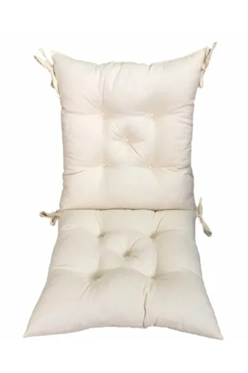 Bykutlay Home Collection Cream Back Chair Cushion 45*85