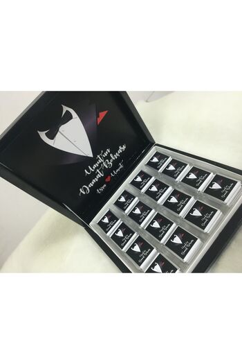 NeşeliAtölyem 48-Piece Carton Box Groom Bohça Chocolate Promise Chocolate Engagement Chocolate