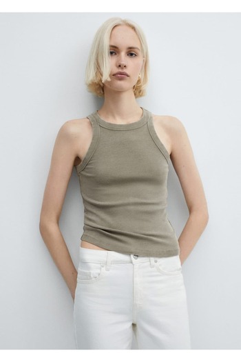 MANGO Woman Washed Corduroy Cotton Blouse