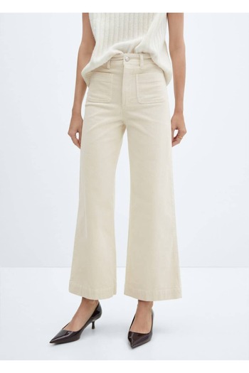 MANGO Woman Corduroy Culotte - Comfortable Trousers