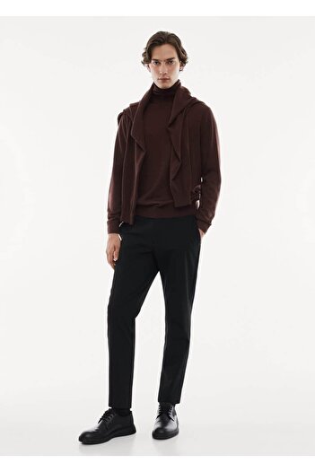 MANGO Man Turtleneck 100% merino wool Sweater