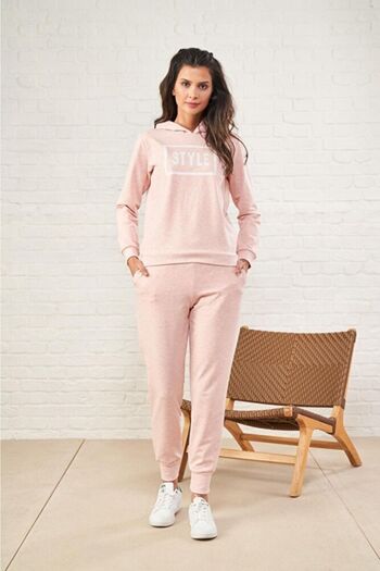 PJS Women's Style Printed Hooded Tracksuit 22455