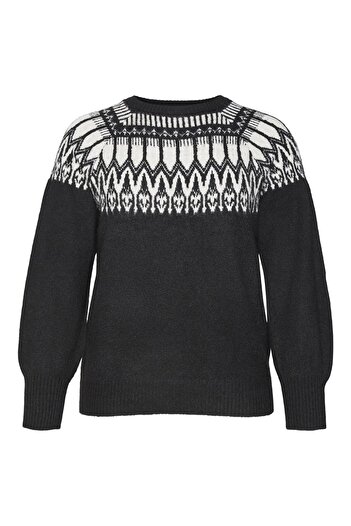 Veromoda Curve Strickpullover VMCSIMONE Πουλόβερ