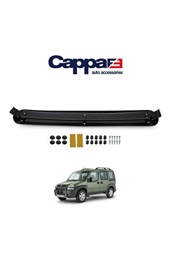 Cappafe Fiat - Doblo 2000 2001 2002 2003 2004 2005 Windshield Sunshade Black