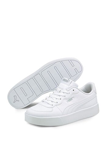 Puma 380147 02 Skye Clean Whıte - Whıte Spor Ayakkabı/beyaz/40 Numara