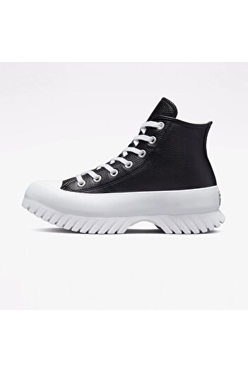 Converse Black Leather Sports Shoes A03704c