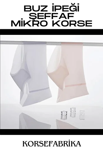 korsefabrika trend mood store Pachet de 2 micro-transparente ultra-subțiri din mătase de gheață - tăiate cu laser, fără sudură, respirabile