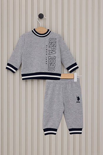 U.S. Polo Assn. Licensed New Series 2-Piece Baby Bottom and Top Set