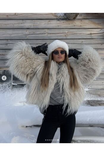 teddy Plush Heart Russian Style, Fur Not Fleece Fabric Warm and Stylish Women's Winter Hat