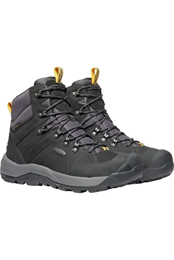Keen Revel 4 Mid Polar M-black/magnet - Waterproof Men's Snow Boots - Black