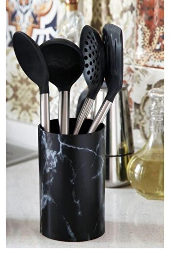 GÖNÜL Black Silicone Heart Bucket Set - G2869-S