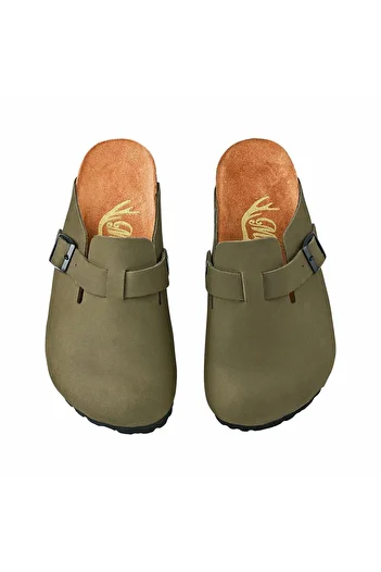 Moosefield Παντόφλες Unisex από γνήσιο δέρμα Family Size