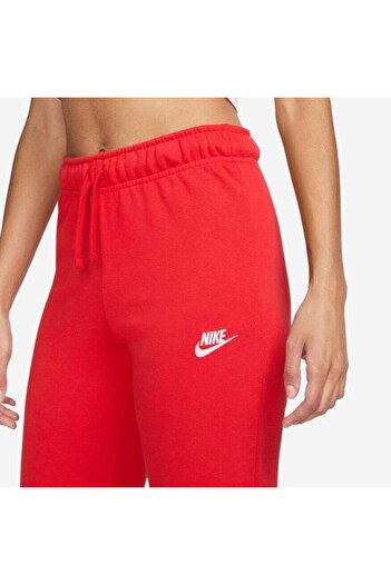 Nike NSW Club Fleece Mr Pant  red Tight Kadın kırmızı   slim fit Eşofman Altı dq5174