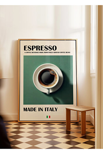 ARTHOUSECOLLECTIVE Espresso - Coffee Poster - High Resolution Frameless Poster at Painting Dimensions
