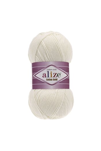 Alize Cotton Gold 62 Cream - 5 Pieces 55% Cotton and 45% Acrylic - 100gr - 330m