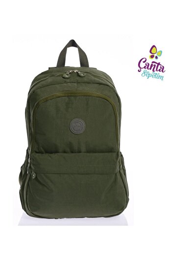Çanta Sepetim Waterproof Crinkle Fabric - School Backpack and Bag Set