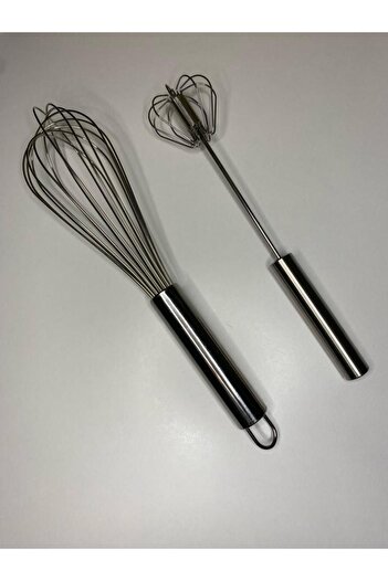 Enfa Large Size Metal Whisk And Bass Pull Metal Small Whisk