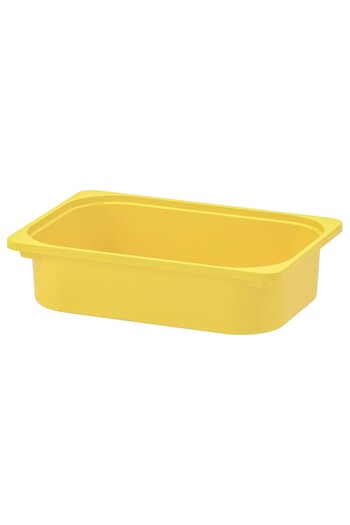 IKEA Ikea Set of 3 - 42X30X10 cm Yellow Plastic Toy Storage Box