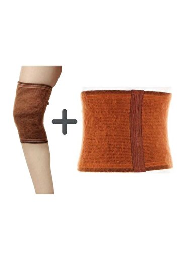 MODA Camel Feather Waist and Double Knee Set Corset
