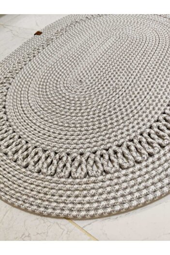 ModaCardin Jute Patterned Gift Hooded Bath and Balcony Mat